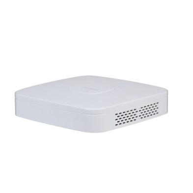 DAHUA DHI-NVR2104-P-I2 4-канальный IP-видеорегистратор с PoE, 4K и H.265+, видеоаналитика, входящий поток до 80Мбит/с, 1 SATA III до 10Тбайт
