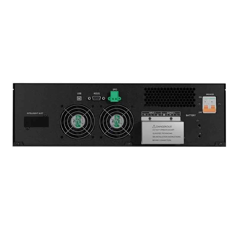 Сайбер Электро UPS ЭКСПЕРТ-10000Р {Онлайн, стойка/на пол, 10000ВА/9000Вт USB/RS-232/SNMP Slot/EPO Клеммная колодка (1) (12В /9Ач х16) 3U+3U}
