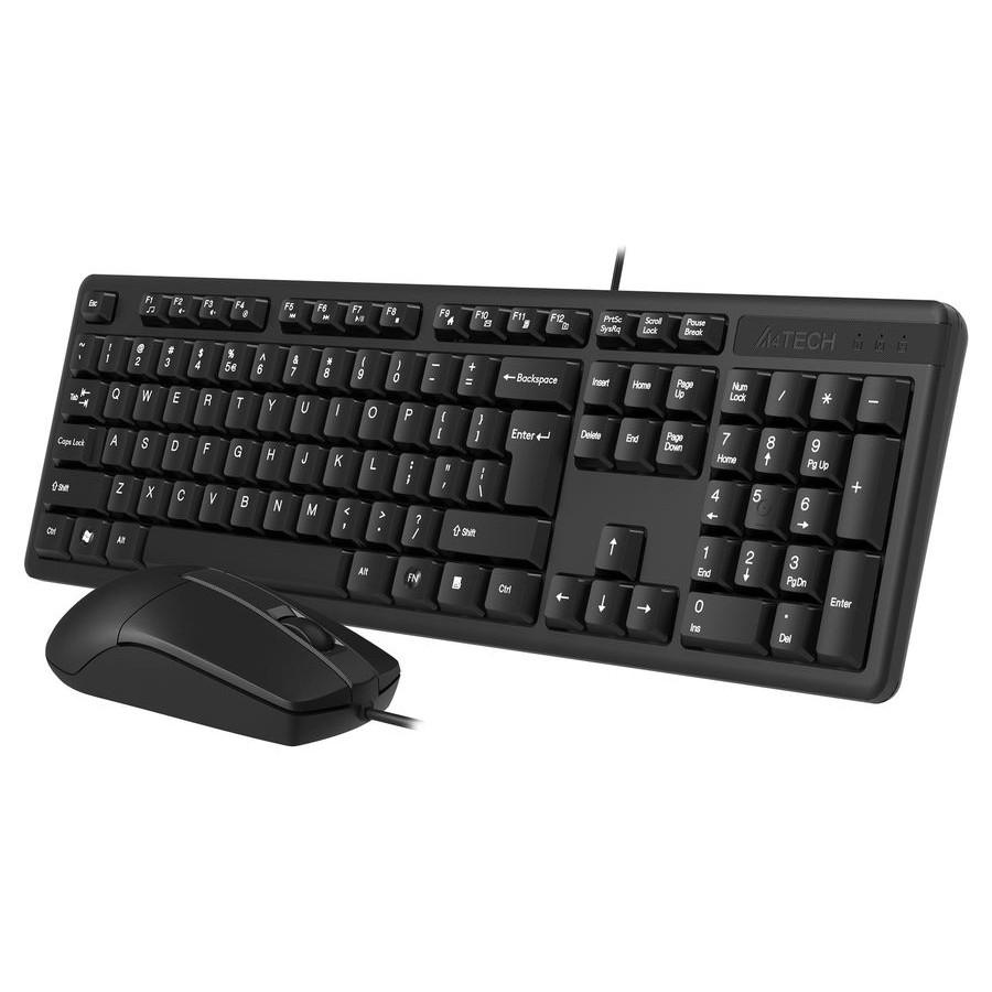 Клавиатура + мышь A4Tech KK-3330 клав:черный мышь:черный USB [1530249]