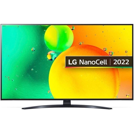 LG 55" 55NANO766QA синяя сажа {4K Ultra HD 60Hz DVB-T DVB-T2 DVB-C DVB-S DVB-S2 USB WiFi Smart TV (RUS)}