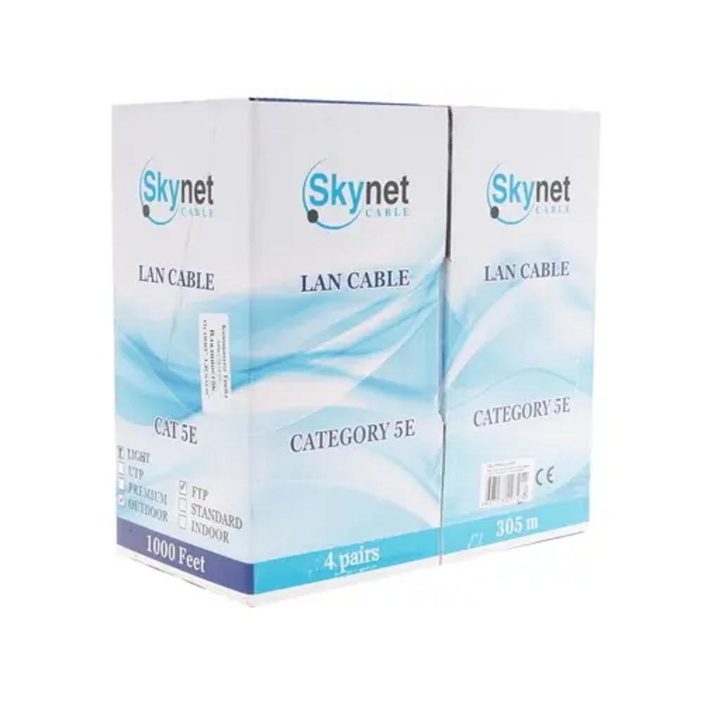 SkyNet Кабель FTP outdoor, медный, 4x2x0,48, FLUKE TEST, кат.5e, однож., 305 м, box, черный [CSL-FTP-4-CU-OUT]