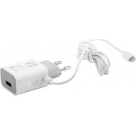 Harper  Сетевое зарядное устройство WCH-5115 white (AC 100-240V, 50-60Hz,DC 5V-2.1A, кабель lighting)
