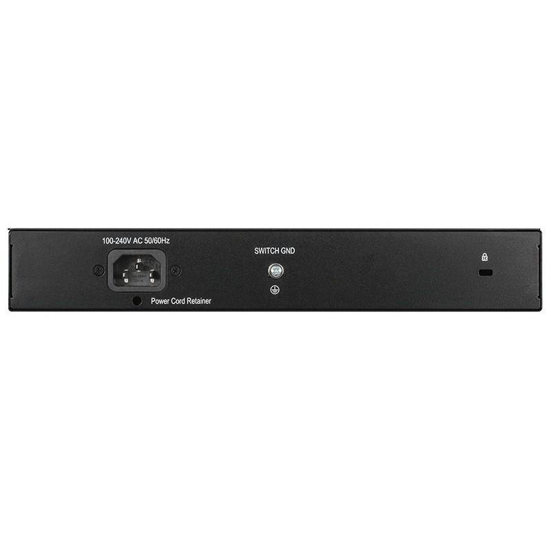 D-Link DGS-1010MP/A1A Неуправляемый коммутатор с 9 портами 10/100/1000Base-T, 1 портом 1000Base-X SFP, функцией энергосбережения и поддержкой QoS (8 портов с поддержкой PoE 802.3af/802.3at (30 Вт)