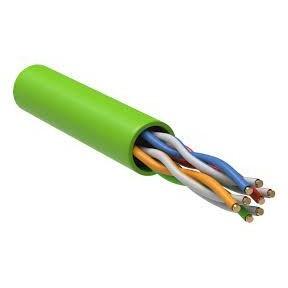 Кабель NEOMAX [NM711021] U/UTP cat.5e 4x2x0.46, 25 AWG, Медь, внутренний, PVCLS нг(А)-LSLTx, 305м, зеленый