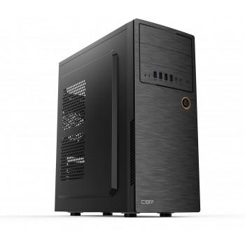PCC-ATX-E180-USB22-450W Корпус ATX Miditower E180, c БП ATX450-12EC (450W/120mm), 2*USB 2.0, HD Audio+Mic, Black