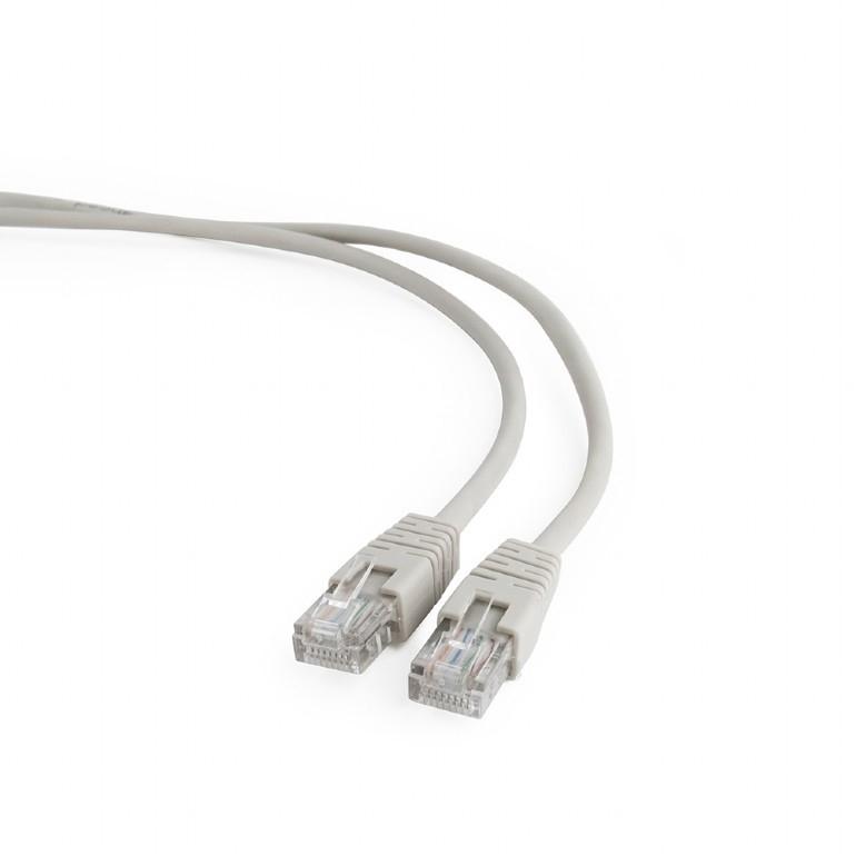 Cablexpert Патч-корд UTP PP12-0.25M кат.5, 0.25м, литой, многожильный (серый)