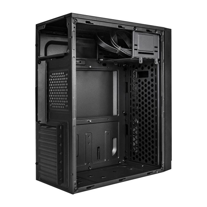 Exegate EX290174RUS Корпус Miditower ExeGate AA-442U2 (ATX, без БП, 1*USB+2*USB3.0, аудио, черный)