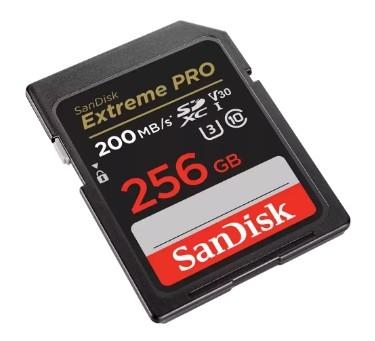 Micro SecureDigital 256GB SanDisk Extreme Pro UHS-I Class 3 (U3) V30 200/140 MB/s <SDSDXXD-256G-GN4IN>