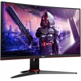 LCD AOC 23.6" C24G2AE Gaming {VA 1920x1080 165Hz 4ms 250cd 16:9 178/178 3000:1 8bit D-Sub 2xHDMI1.4 2xDisplayPort1.2 FreeSync 2x2W VESA}