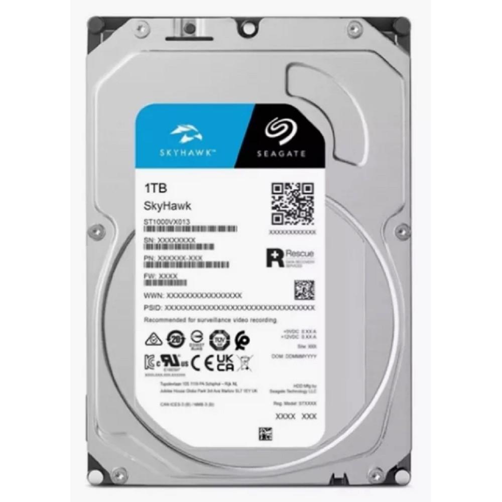 1TB Seagate Skyhawk (ST1000VX013) {Serial ATA III, 5400 rpm, 256mb, для видеонаблюдения}