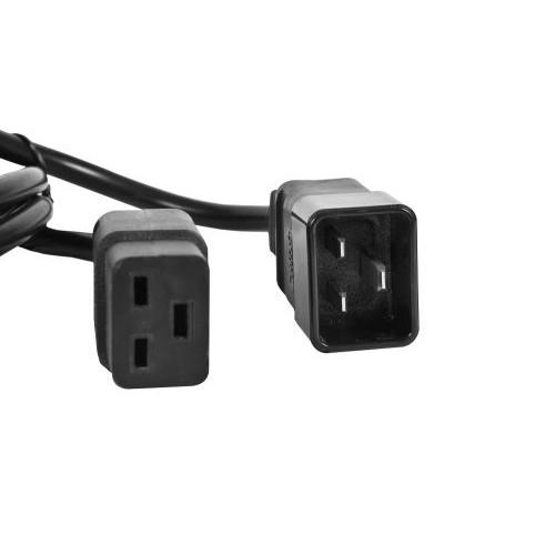 ЦМО Шнур питания с заземлением IEC 60320 C19 IEC 60320 C20 / IEC320 C 20 , 16А/250В (3x1,5), длина 1,8 м. (R-16-Cord-C19-C20-1.8 / 101213.001-05)