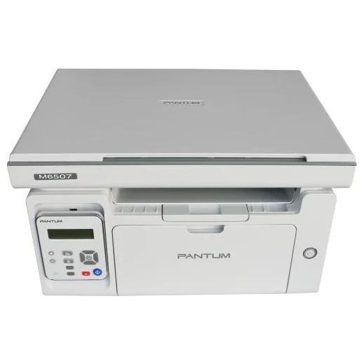 Pantum M6507 МФУ лазерное, монохромное, копир/принтер/сканер (цвет 24 бит), 22 стр/мин, 1200 x 1200 dpi, 128Мб RAM, лоток 150 стр, USB, серый корпус