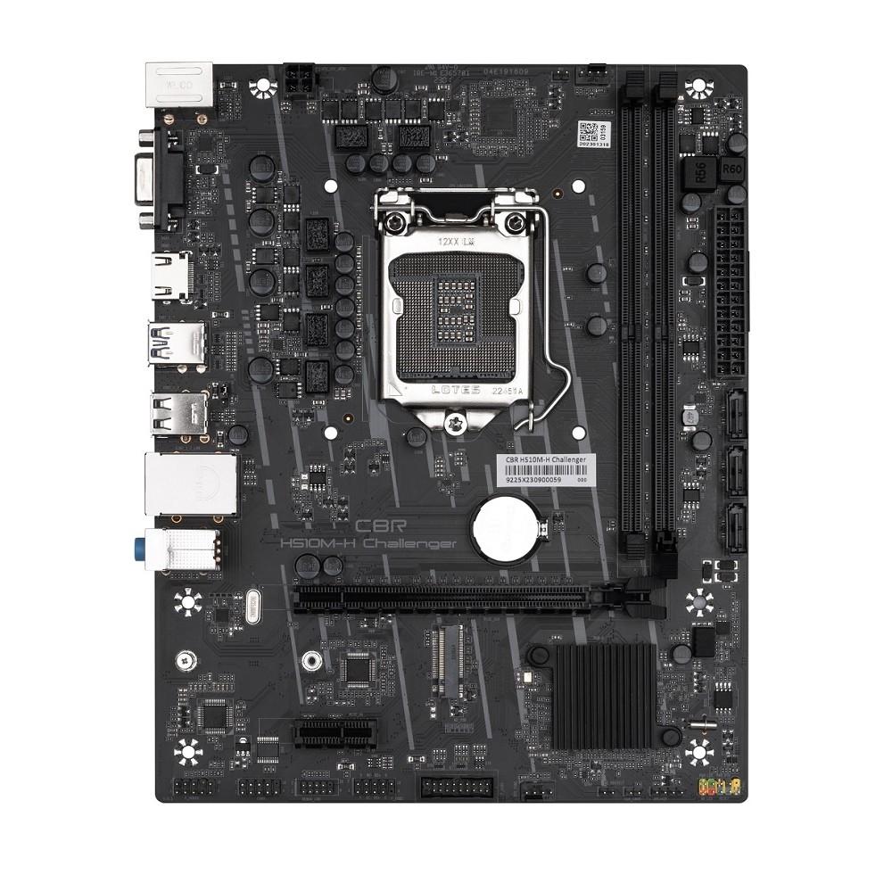 CBR H510M-H Challenger OEM {Socket 1200, 2*DDR4, mATX, VGA+HDMI, 1*PCIEx16/1*PCIEx1/1*M.2, 3*SATA3, 4*USB2+2*USB3, Glan}