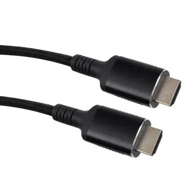 Кабель интерфейсный HDMI-HDMI VCOM ACG859B-2.0 19M/M,ver. 2.1 8KX60Hz (Econom) оплетка 2m iOpen