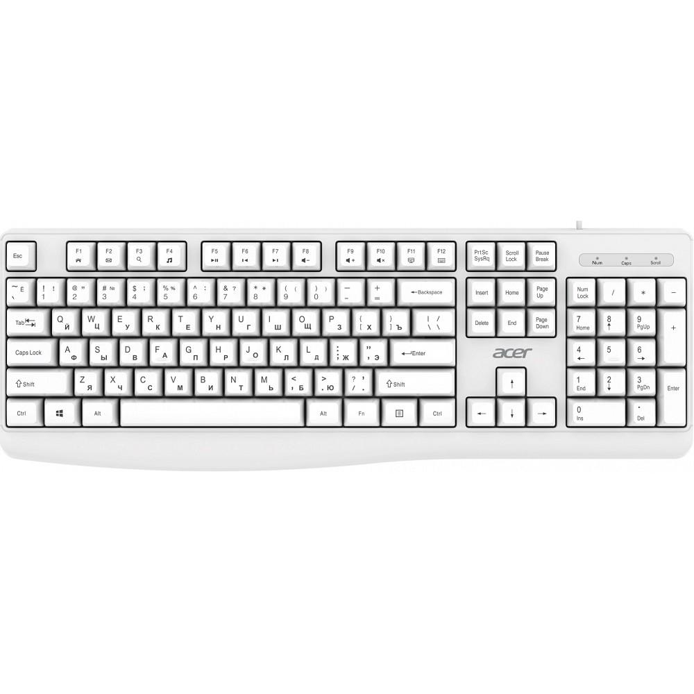 Клавиатура/ Клавиатура Acer OKW301 USB white