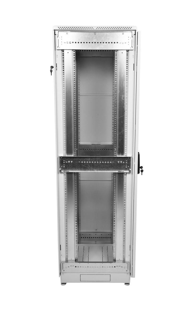 ЦМО Шкаф телекоммуникационный напольный 42U (600x600) дверь стекло (ШТК-М-42.6.6-1ААА) (3 коробки)