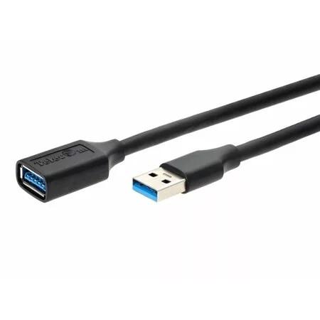 Telecom TUS708-1M Кабель удлинительный USB3.0 Am-Af 1m Telecom черный (TUS708-1M)