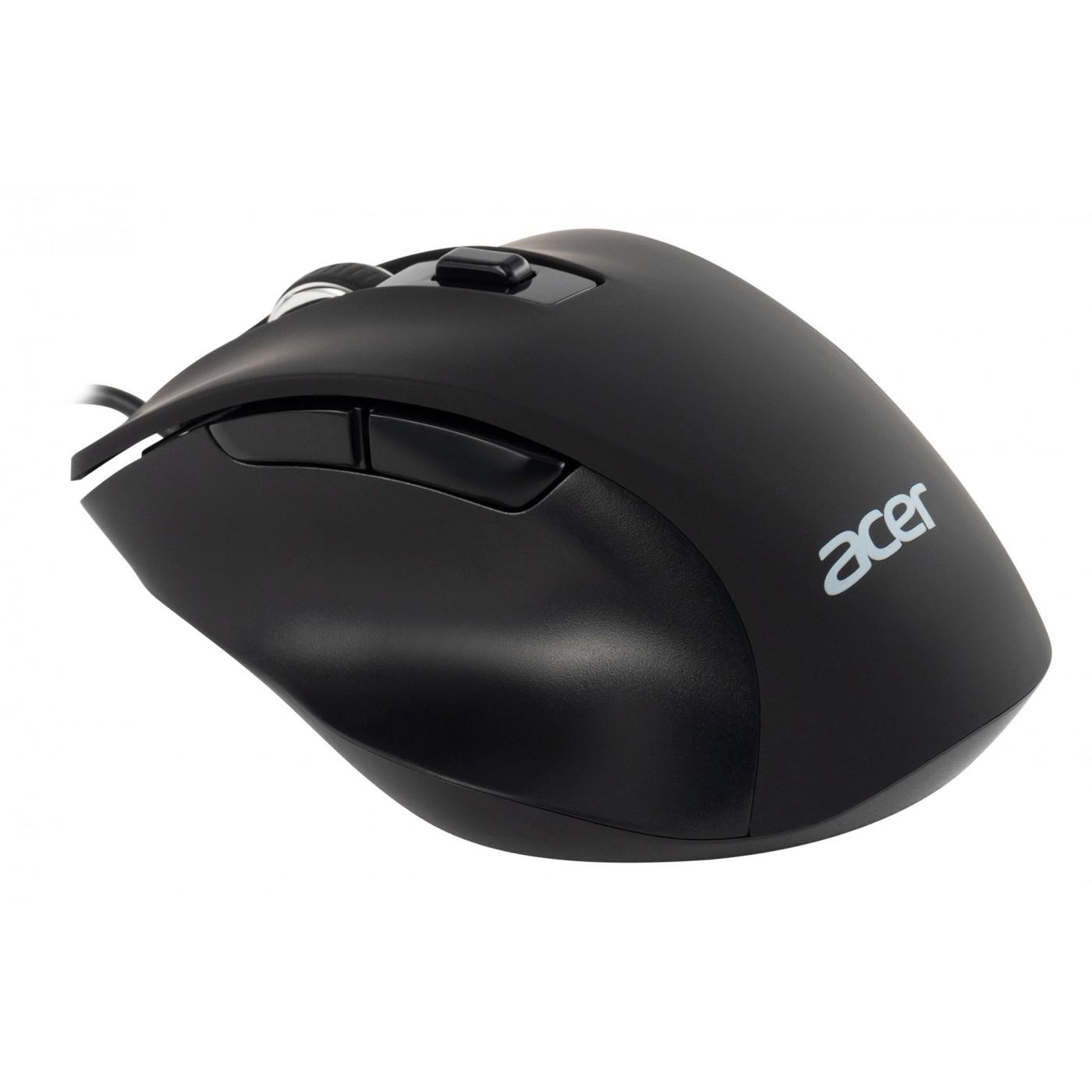 Acer OMW120 черный оптическая (2000dpi) USB (6but)