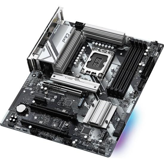 Материнская плата ASRock B760 PRO RS LGA1700 4xDDR5 4xSATA RAID 2xM.2 HDMI DP eDP ATX