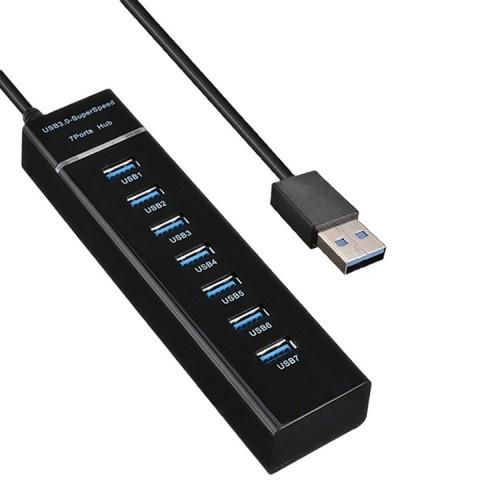 KS-is KS-568 USB хаб 7 x USB 2.0 F в USB 3.0 Type A M с БП