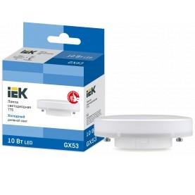 Iek LLE-T80-10-230-65-GX53 Лампа светодиодная ECO T75 таблетка 10Вт 230В 6500К GX53 IEK