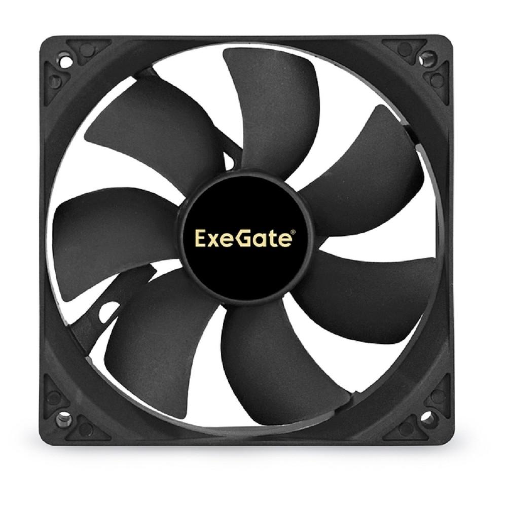 Exegate EX283386RUS Вентилятор ExeGate ExtraPower EP12025B3P, 120x120x25 мм, двойной шарикоподшипник, 3pin, 1600RPM, 25dBA