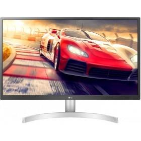 LCD LG 27" 27UL500-W белый {IPS 3840x2160 5ms 300cd 1000:1(Mega DCR) DisplayPort P HDMIx2 Audioout, vesa}