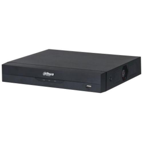 DAHUA DHI-NVR2104HS-P-I2 4-канальный IP-видеорегистратор с PoE, 4K и H.265+, видеоаналитика, входящий поток до 80Мбит/с, 1 SATA III до 10Тбайт