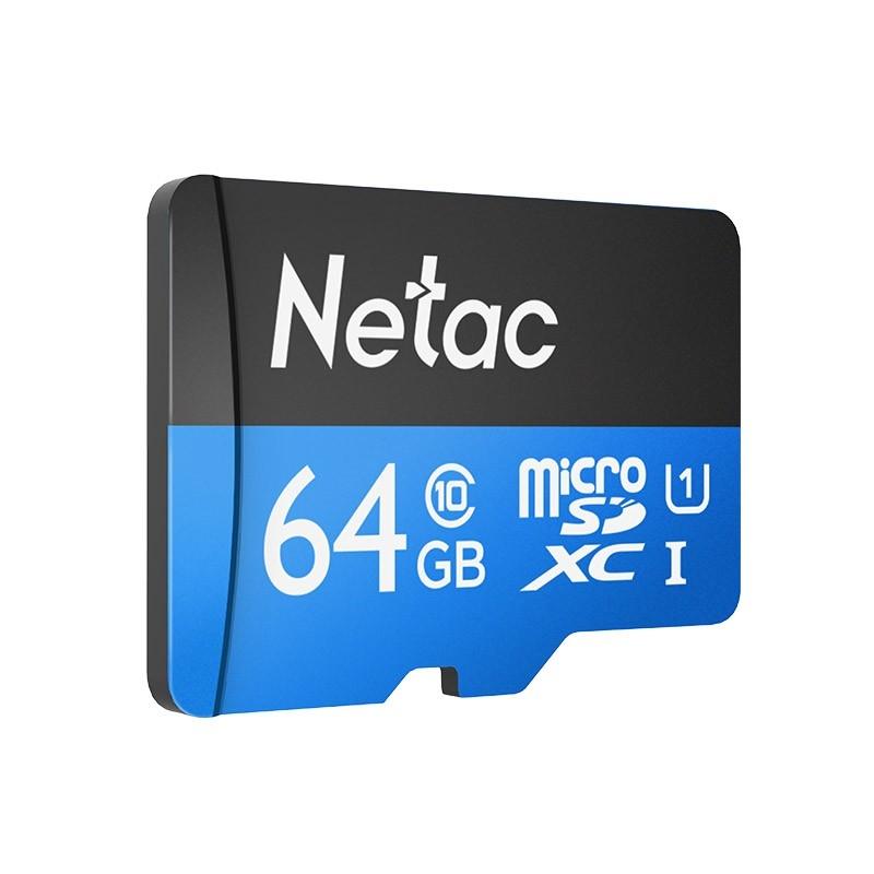 Micro SecureDigital 64GB Netac microSDXC Class10 Netac NT02P500STN-064G-S P500 w/o adapter