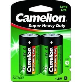 Camelion  R20  BL-2 (R20P-BP2G, батарейка,1.5В)  (2 шт. в уп-ке)