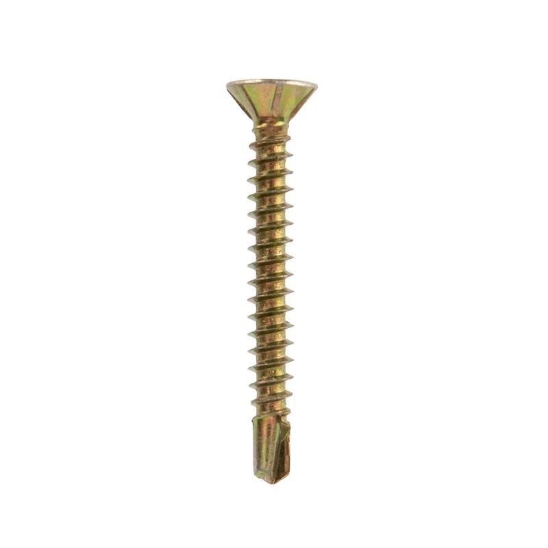 Rexant KR-01-3722-005 Саморез оконный KRANZ сверло, 3.9х32, желтый цинк, короб (500 шт./уп.)