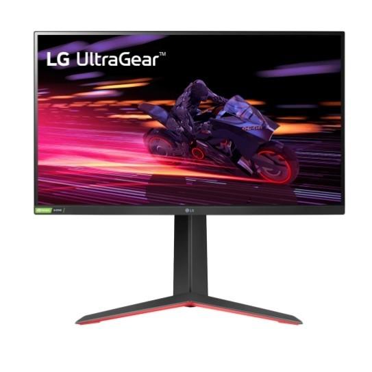 LCD LG 27'' 27GP750-B {IPS 1920x1080 240Hz 1ms 400cd 1000:1 8bit HDR10 2xHDMI2.0 DisplayPort1.4 FreeSync(Premium) G-Sync AudioOut Pivot VESA}