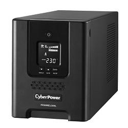 CyberPower PR3000ELCDSL UPS {3000VA/2700W USB/RS-232/EPO/SNMPslot (8 IEC С13, 1 IEC C19)}