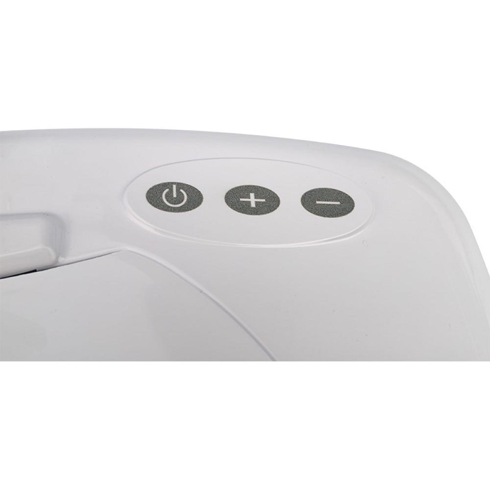 Rexant 31-0513 Лупа на струбцине REXANT, квадратная, 5D, с подсветкой 60 SMD LED, сенсорный регулятор яркости, белая