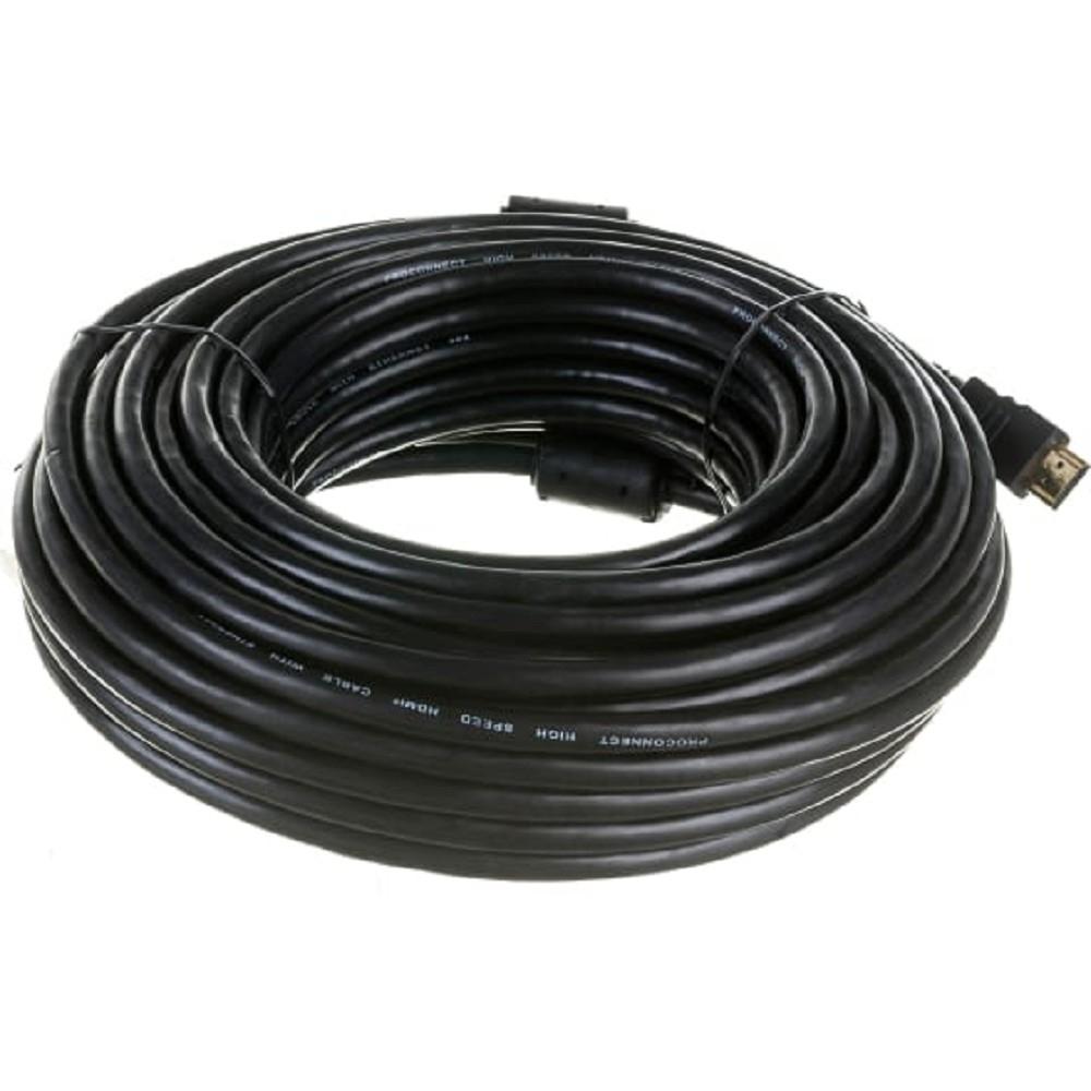 Proconnect (17-6110-6) Кабель HDMI - HDMI 2.0, 20м, Gold (Zip Lock пакет)