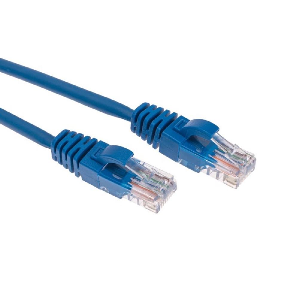 Rexant (02-0104-1) Патч-корд U/UTP, CAT 5e, RJ45-RJ45, 26AWG, LSZH, синий, 1м