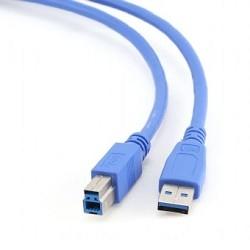 Gembird CCP-USB3-AMBM-6 USB 3.0 PRO  кабель для соед. 1.8м AM/BM  позол. контакты, пакет