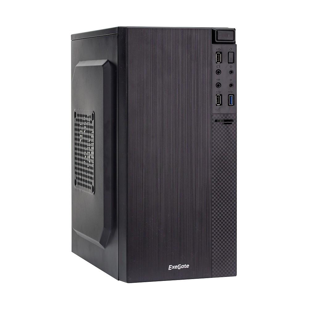 Exegate EX277804RUS Корпус Minitower BAA-104U Black, mATX, <AAA350, 80mm>, 2*USB+1*USB3.0, Audio