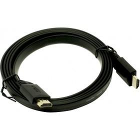 VCOM CG522F-1.8M Кабель HDMI 19M/M, плоский,ver. 2.0, 4K@60 Hz 1.8m <CG522F-1.8M>