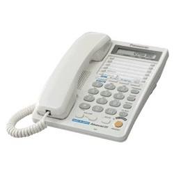 Panasonic KX-TS2368RUW (белый) {2 линии, конференц-связь, спикер., 30 номеров памяти, ЖКД, Flash, часы }