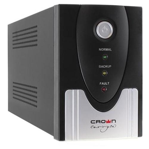 CROWN ИБП CMU-SP800IEC USB {(1x12V.9AH) 8*IEC С13 + 1*IEC С13 bybass, порт USB, LCD-экран} [CM000001868]