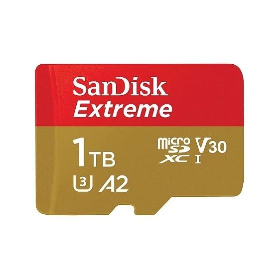 SanDis microSDXC 1024GBEXTREME Class 10, UHS-I, W130, R 190 МБ/с, <SDSQXAV-1T00-GN6MN> без адаптера на SD