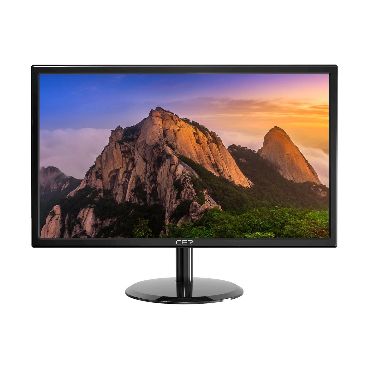 CBR LCD Монитор 21.5" MF-2201, IPS, FHD 1920x1080, 75Гц, 1*VGA, 1*HDMI, внутренний БП, черный, кабели 1*HDMI+1*VGA 1.5м в комплекте [LCD-MF2201-OPC]