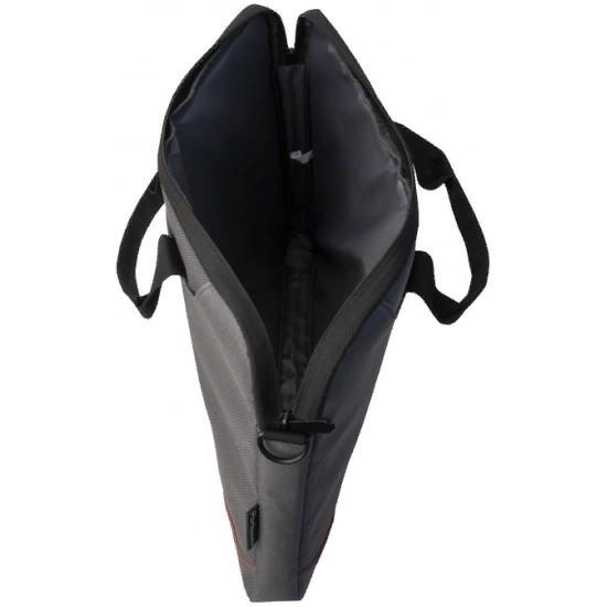 Сумка PORTCASE KCB-141GY (нейлон, серая до 15,6")