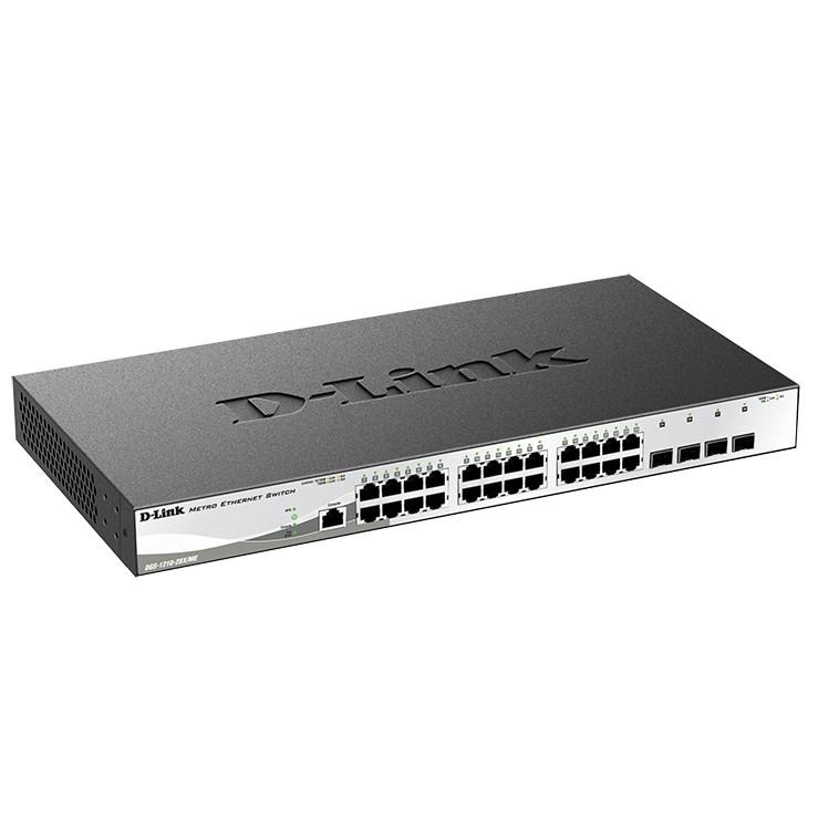 D-Link DGS-1210-28X/ME/B2B Управляемый коммутатор 2 уровня с 24 портами 10/100/1000Base-T и 4 портами 10GBase-X SFP+