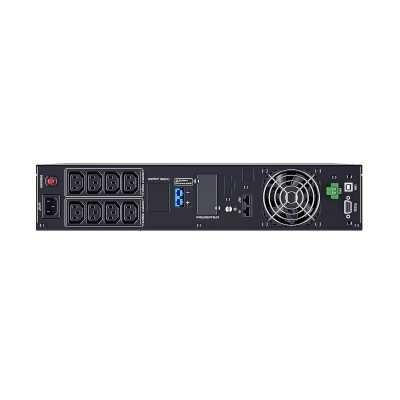 Сайбер Электро UPS ЭКСПЕРТ-1000Р {Онлайн, стойка/на пол 1000ВА/900Вт USB/RS-232/SNMP Slot/EPO (8 IEC С13) (12В /9Ач х2) 2U}