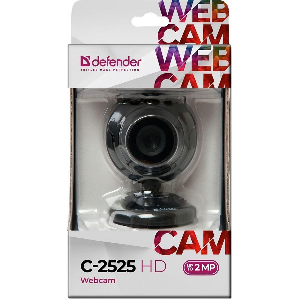 Web-камера Defender C-2525HD {2 МП, кнопка фото} [63252]
