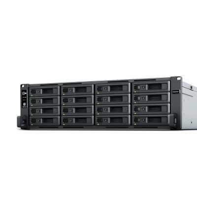 Synology RS2821RP+ Rack 3U QC2,1GhzCPU/4Gb(upto 64)/RAID0,1,10,5,6/upto 16hot plug HDDs SATA(3,5' or 2,5')(upto 28 with RX1217)/2xUSB/4GE (1xExpslot)/iSCSI/2xIPcam(upto 40)/2xPS/no rail/3YW