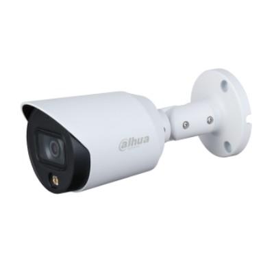 DAHUA DH-HAC-HFW1239TP-A-LED-0280B-S2 Уличная цилиндрическая HDCVI-видеокамера Full-color Starlight 2Мп, 1/2.8” CMOS, объектив 2.8мм, LED 20м, IP67, корпус: металл, пластик