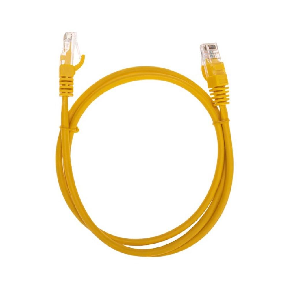 Rexant (02-0105-1) Патч-корд U/UTP, CAT 5e, RJ45-RJ45, 26AWG, LSZH, желтый, 1м